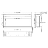 Modern Flames 52" Orion Multi HelioVision Linear Electric Fireplace [OR52-MULTI]