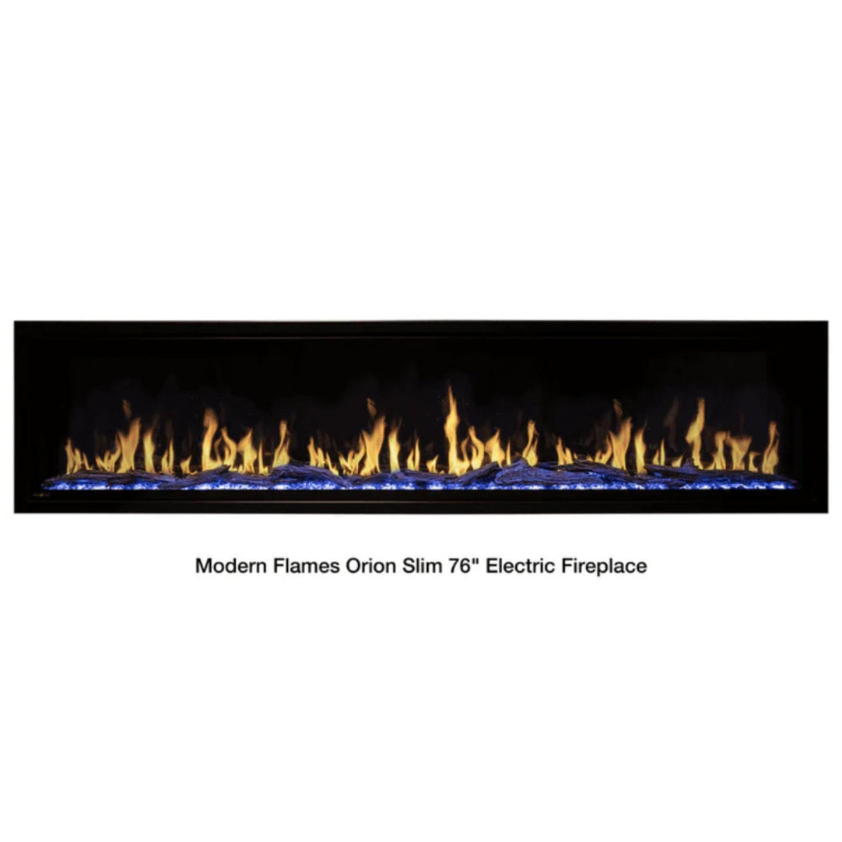 Modern Flames 76" Orion Slim HelioVision Linear Electric Fireplace [OR76-SLIM]