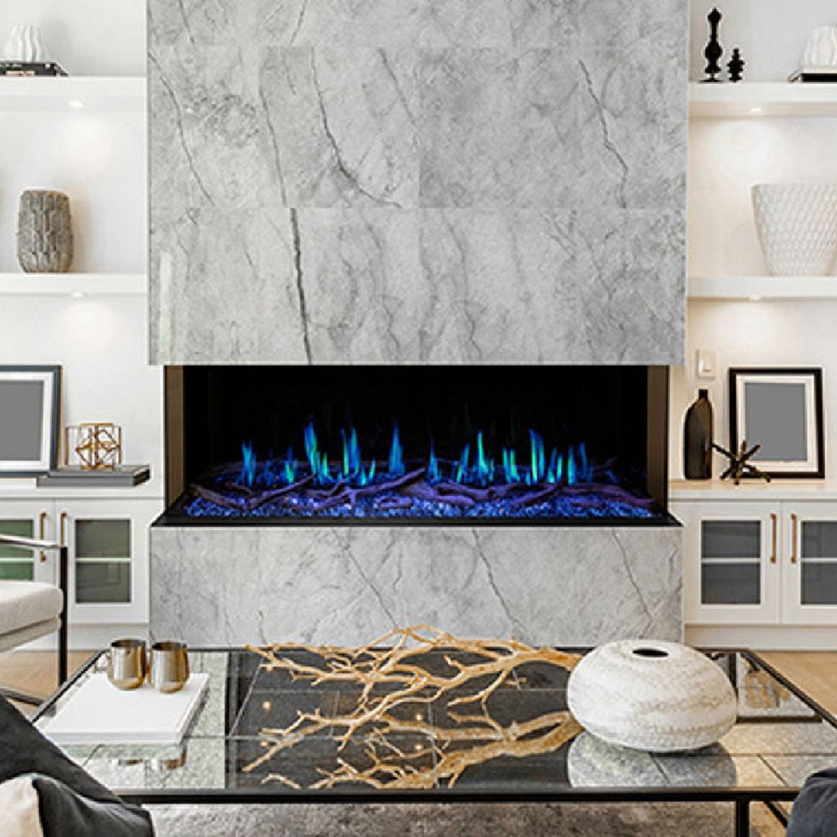 Modern Flames 60" Orion Multi HelioVision Linear Electric Fireplace [OR60-MULTI]