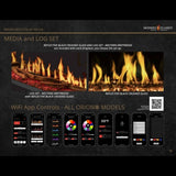 Modern Flames 60" Orion Slim HelioVision Linear Electric Fireplace [OR60-SLIM]