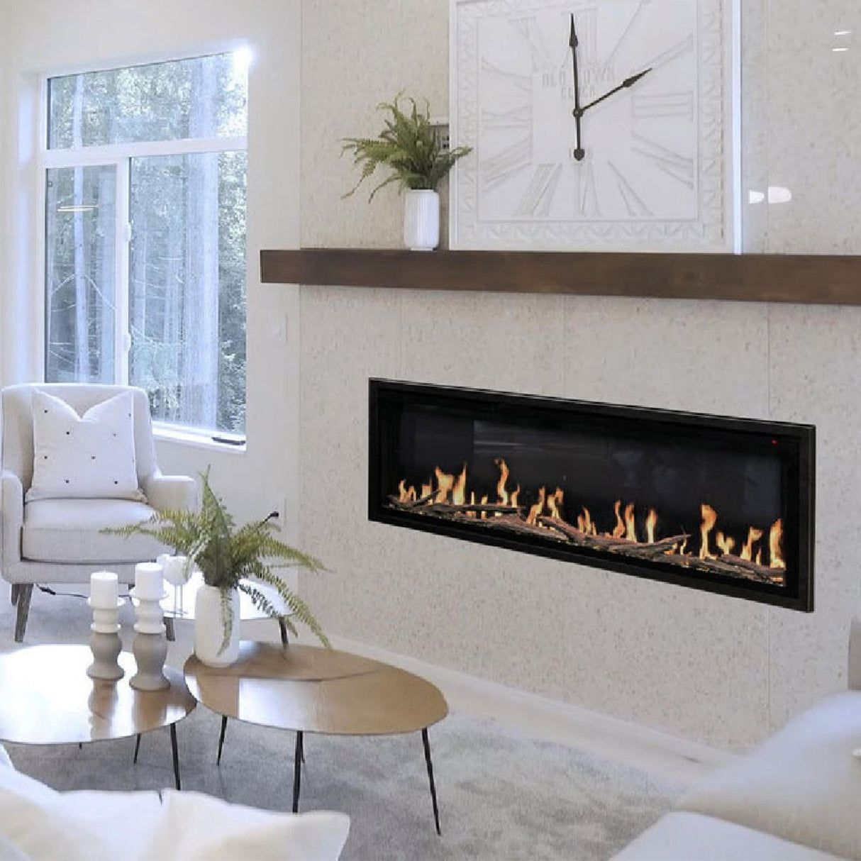 Modern Flames 60" Orion Slim HelioVision Linear Electric Fireplace [OR60-SLIM]