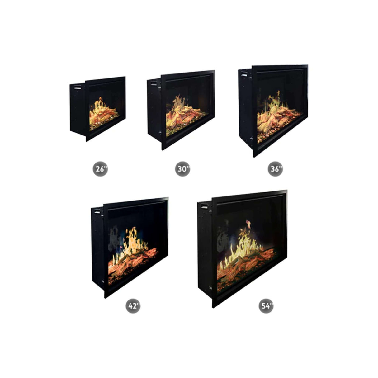 Modern Flames 42" Orion Traditional Virtual Electric Fireplace [OR42-TRAD]