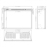 Modern Flames 36" Redstone Traditional Electric Fireplace [RS-3626]