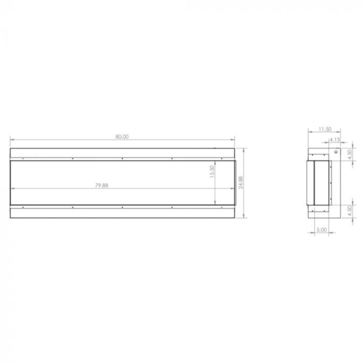 Modern Flames 42" Redstone Traditional Electric Fireplace [RS-4229]