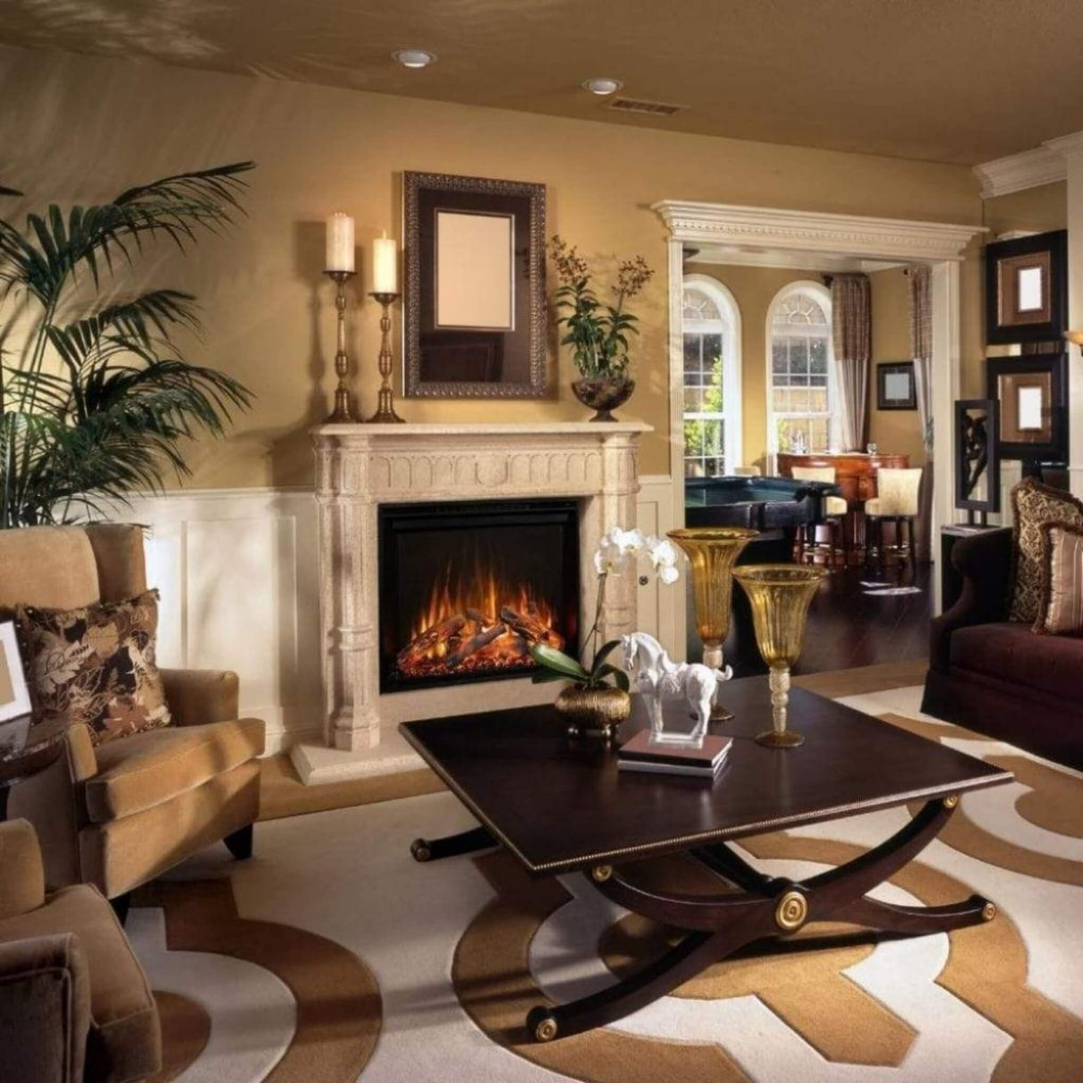 Modern Flames 54" Redstone Traditional Electric Fireplace  [RS-5435]