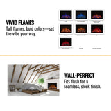 Modern Flames 54" Redstone Traditional Electric Fireplace  [RS-5435]