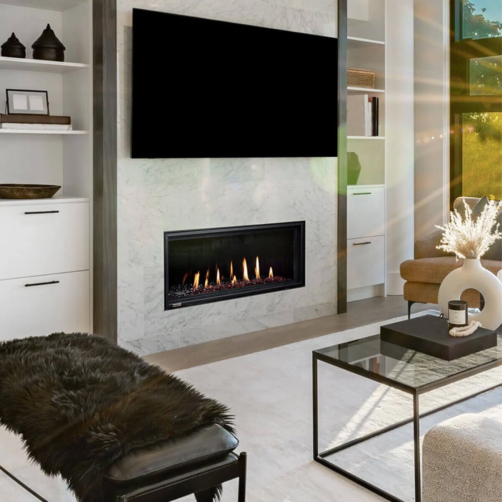 Montigo Delray 36 Inch Full Load Direct Vent Linear Fireplace, Natural Gas (DRL3613NI-2)