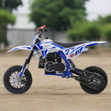 MotoTec Villain 52cc 2-Stroke Kids Gas Dirt Bike