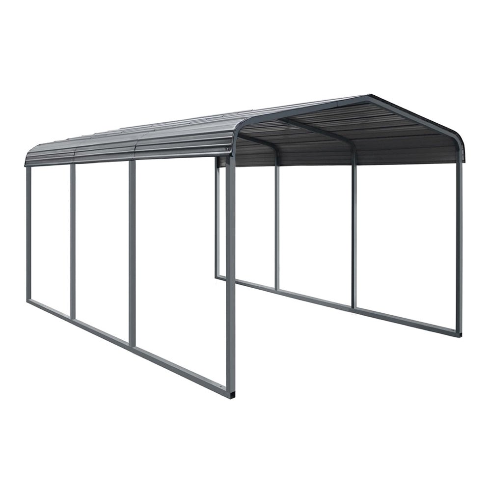 [10x15FT] MPT Large Heavy Duty Outdoor Metal Carport For Cars, Trucks And Boats