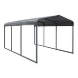 [10x15FT] MPT Large Heavy Duty Outdoor Metal Carport For Cars, Trucks And Boats
