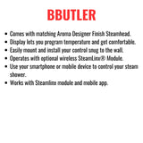 Mr.Steam MS-E Series Steam Home Shower Stainless Steel Generator With LED Display (SAK92310)