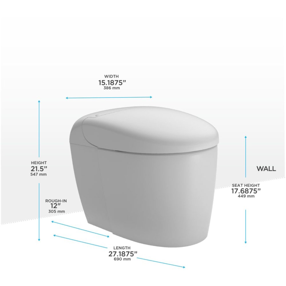 [MS8341CUMFG#01] TOTO Neorest RS Dual Flush Elongated Chair Height Toilet With Integrated Smart Bidet Seat (SAK46531)