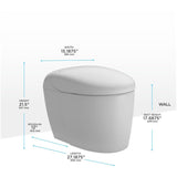 [MS8341CUMFG#01] TOTO Neorest RS Dual Flush Elongated Chair Height Toilet With Integrated Smart Bidet Seat (SAK46531)