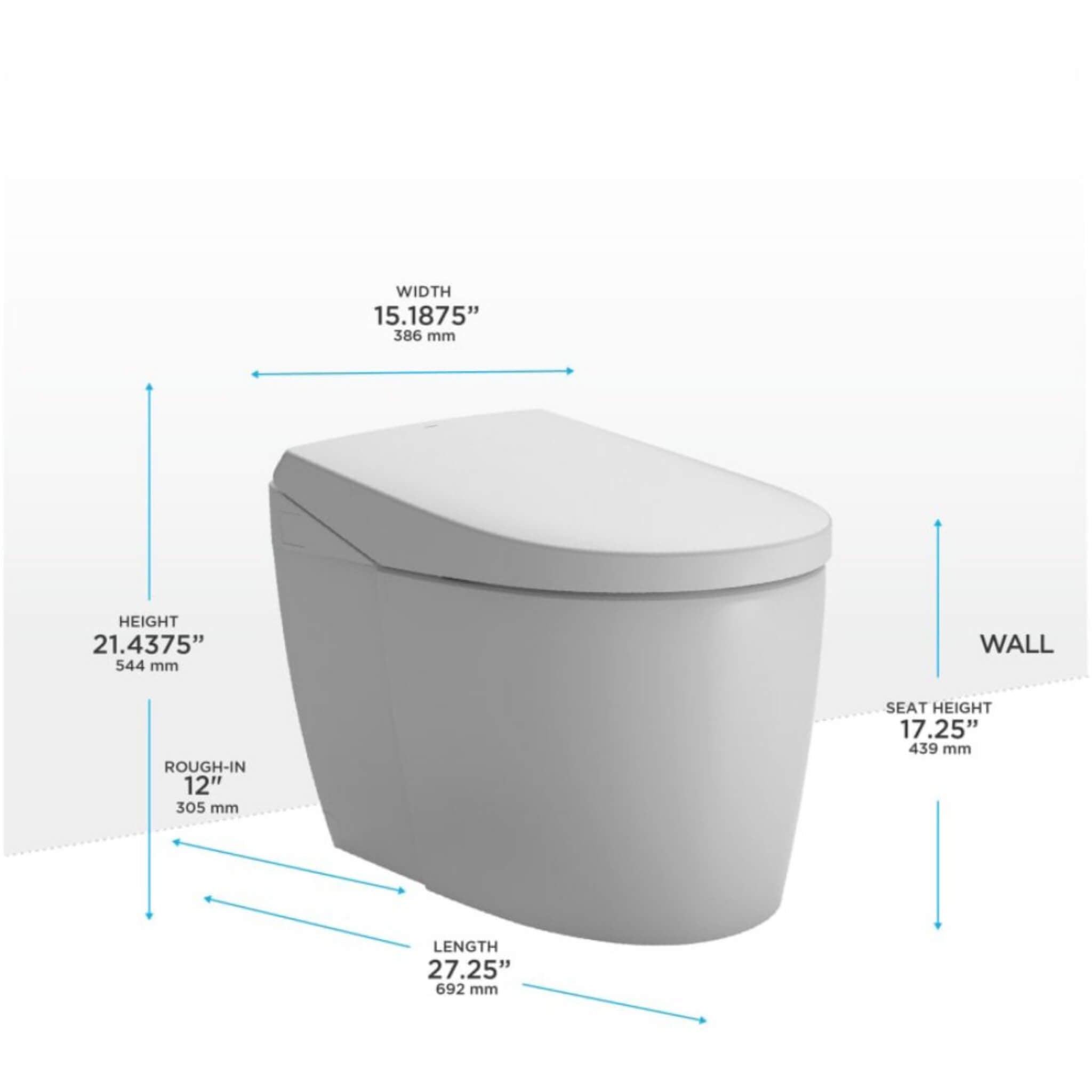 MS8551CUMFG#01] TOTO Neorest AS 1.0 GPF Dual Flush One Piece