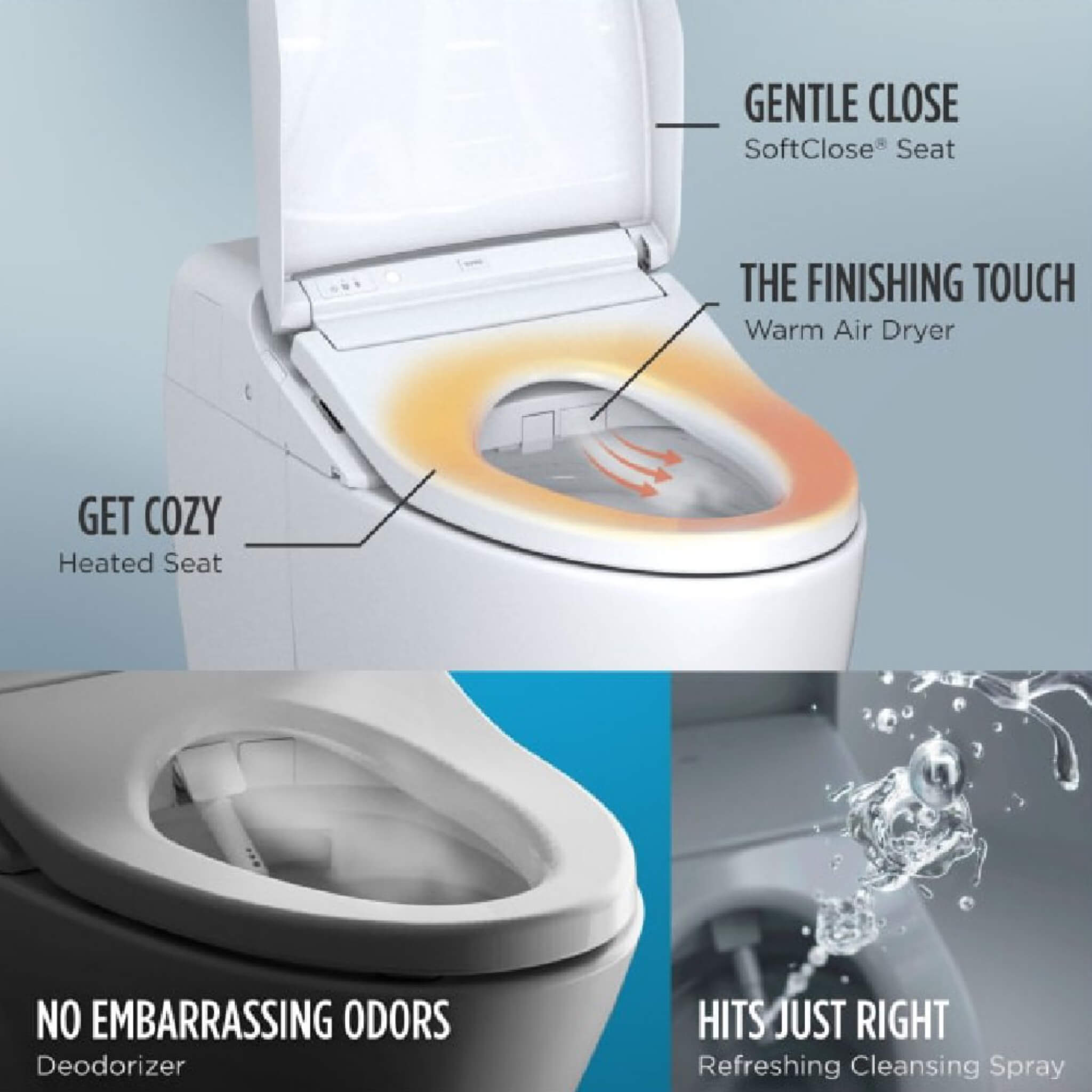 [MS922CUMFG#01] TOTO Washlet G450 With 1.0 GPF  And 0.8 GPF Dual Flush Integrated Smart Toilet (SAK56983)