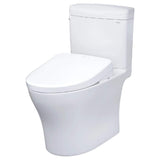 [MW4364726CEMFGN#01] TOTO Aquia IV Cube Washlet S7 With 1.28 GPF And 0.9 Elongated Bidet Toilet (SAK19352)