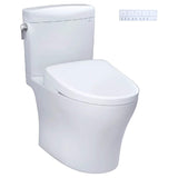 [MW4364726CEMFGN#01] TOTO Aquia IV Cube Washlet S7 With 1.28 GPF And 0.9 Elongated Bidet Toilet (SAK19352)