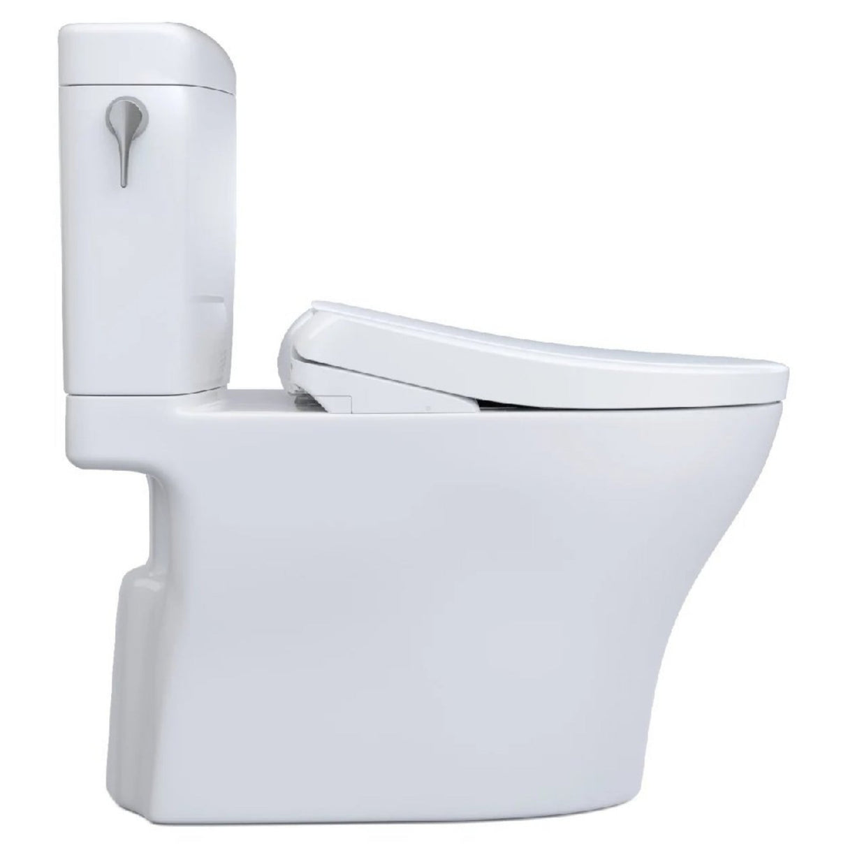 [MW4364736CEMFGN#01] TOTO Aquia IV Cube 1.28 GPF And 0.9 GPF Dynamax Tornado Flush Toilet With Washlet S7A Bidet Seat (SAK74285)