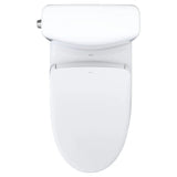 [MW4364736CEMFGN#01] TOTO Aquia IV Cube 1.28 GPF And 0.9 GPF Dynamax Tornado Flush Toilet With Washlet S7A Bidet Seat (SAK74285)