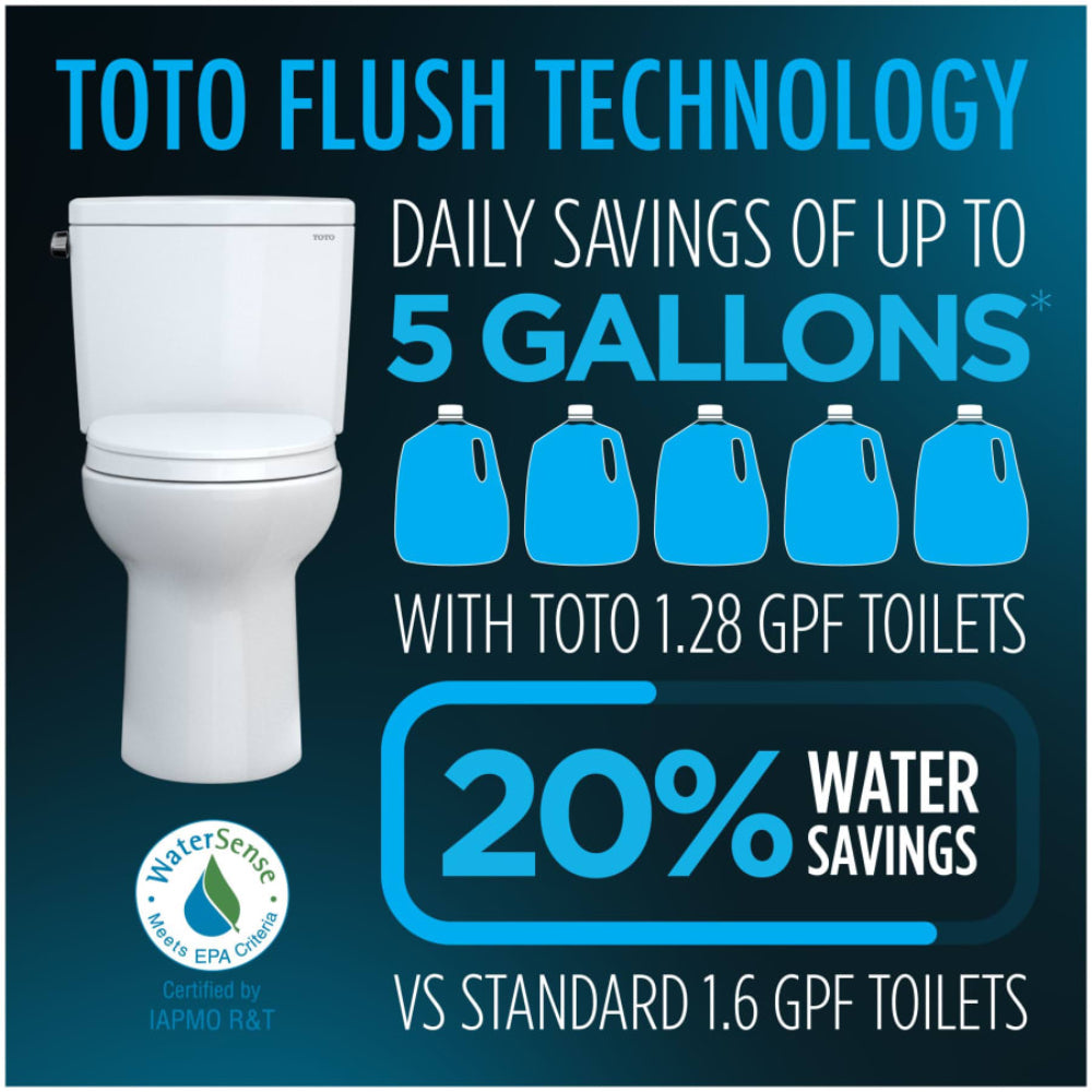 [MW4424726CEFG#01] TOTO Nexus 1.28 GPF Elongated Chair Height Toilet With Washlet S7 (SAK15604)