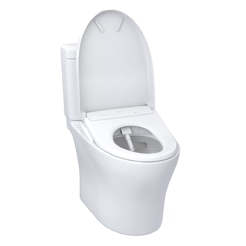 [MW4464736CEMFGN#01] TOTO Aquia IV Dual Flush Elongated Chair Height Toilet With Washlet S7A (SAK98062)