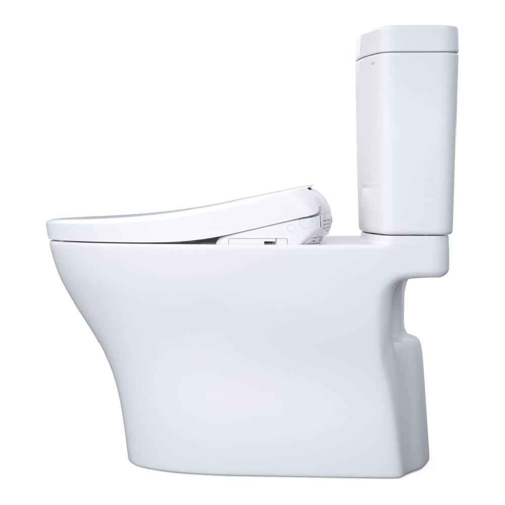 [MW4464736CEMFGN#01] TOTO Aquia IV Dual Flush Elongated Chair Height Toilet With Washlet S7A (SAK98062)