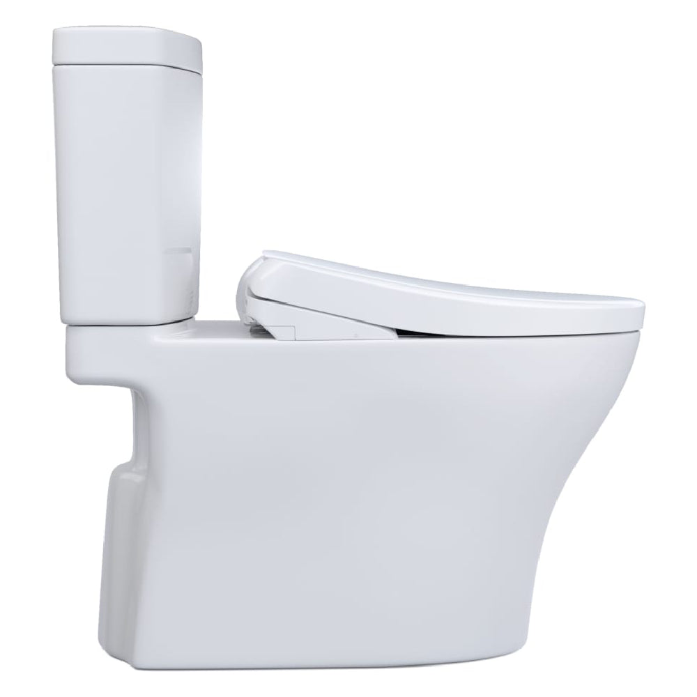 [MW4464736CEMFGN#01] TOTO Aquia IV Dual Flush Elongated Chair Height Toilet With Washlet S7A (SAK98062)