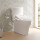 [MW4483074CEMFGN#01] TOTO Aquia IV Arc 1.28 GPF And 0.9 GPF Elongated Toilet With Washlet C2 And Left Hand Lever (SAK87231)