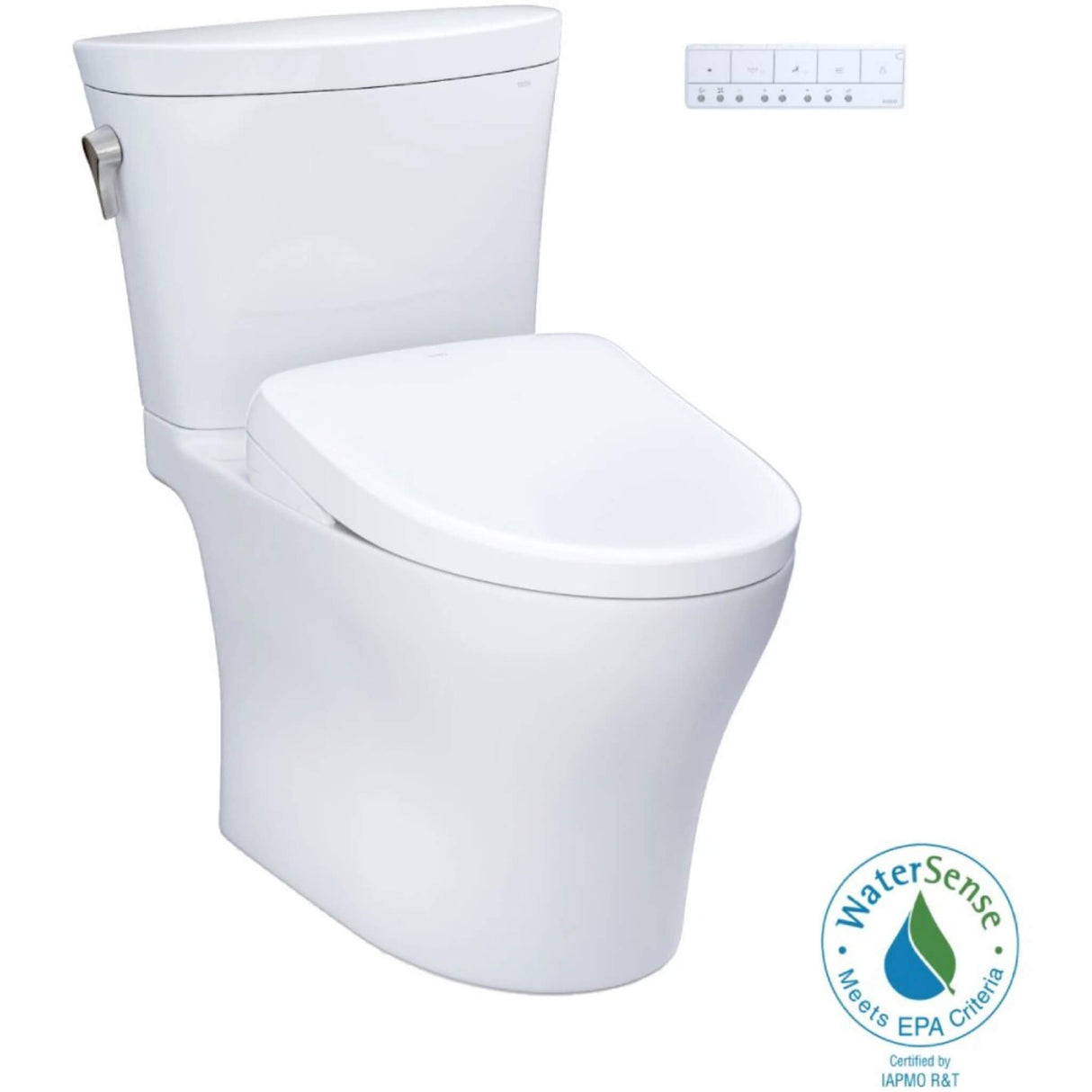 [MW4484726CEMFGN#01] TOTO Aquia IV Arc Dual Flush Universal Height Toilet With Washlet S7  Bidet Seat (SAK17483)