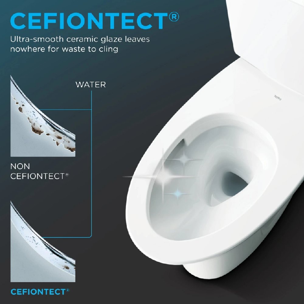 [MW4543084CUFG#01] TOTO Drake II 1 GPF Elongated Toilet With Washlet C5 And Left Hand Lever (SAK47285)