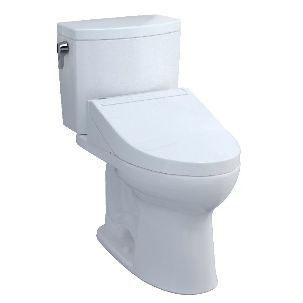 [MW4543084CUFG#01] TOTO Drake II 1 GPF Elongated Toilet With Washlet C5 And Left Hand Lever (SAK47285)