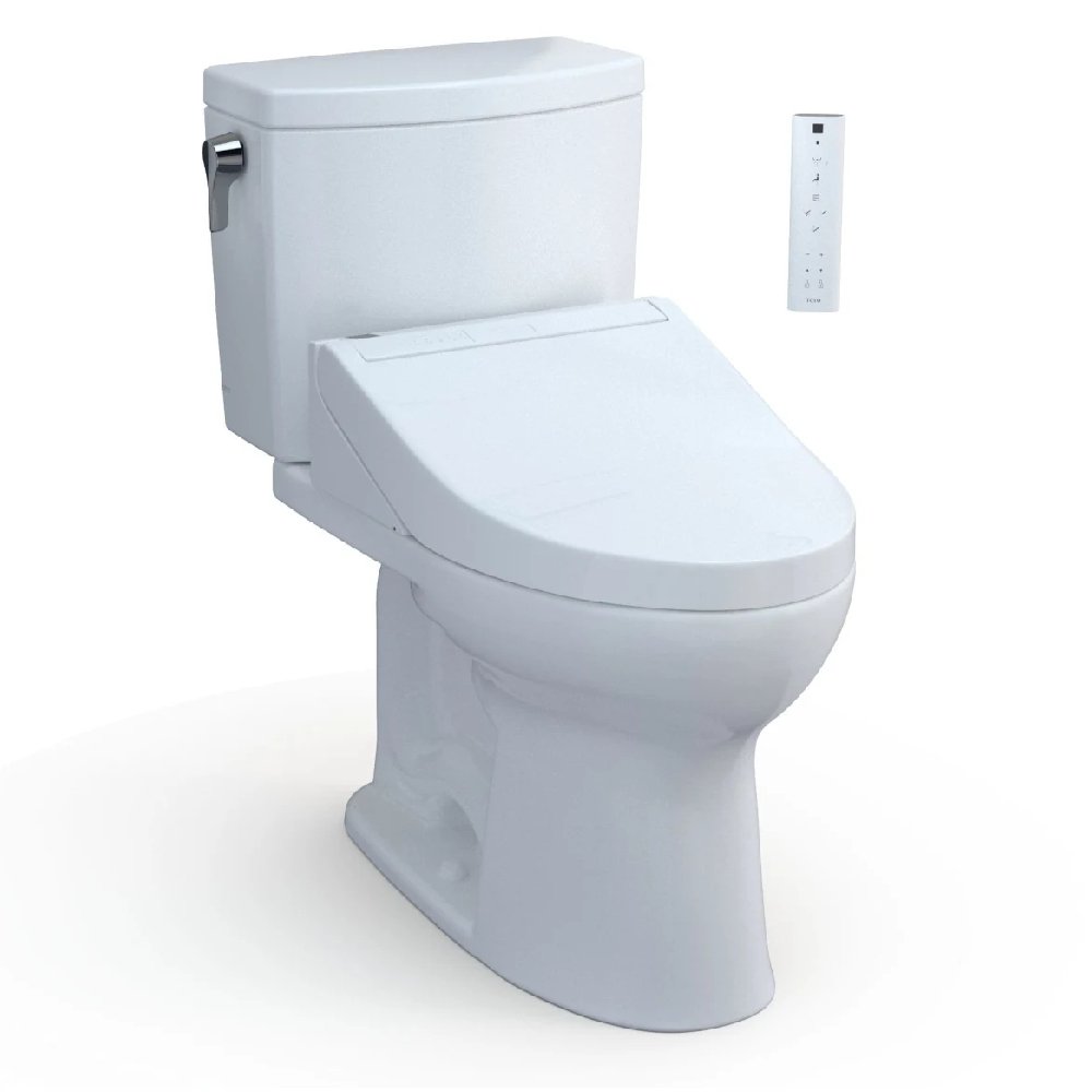 [MW4543084CUFG#01] TOTO Drake II 1 GPF Elongated Toilet With Washlet C5 And Left Hand Lever (SAK47285)