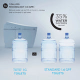 [MW4543084CUFG#01] TOTO Drake II 1 GPF Elongated Toilet With Washlet C5 And Left Hand Lever (SAK47285)