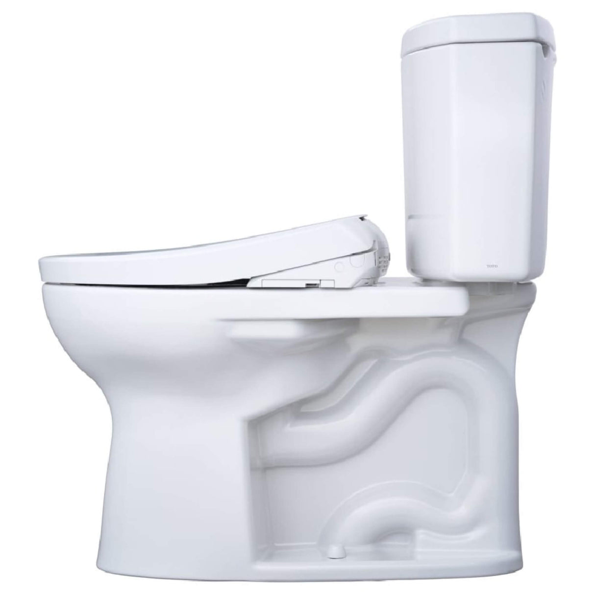 [MW4544726CEFG#01] TOTO Drake II 1.28 GPF Elongated Chair Height Toilet With Washlet S7 Bidet Seat (SAK29654)