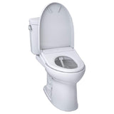 [MW4544726CEFG#01] TOTO Drake II 1.28 GPF Elongated Chair Height Toilet With Washlet S7 Bidet Seat (SAK29654)