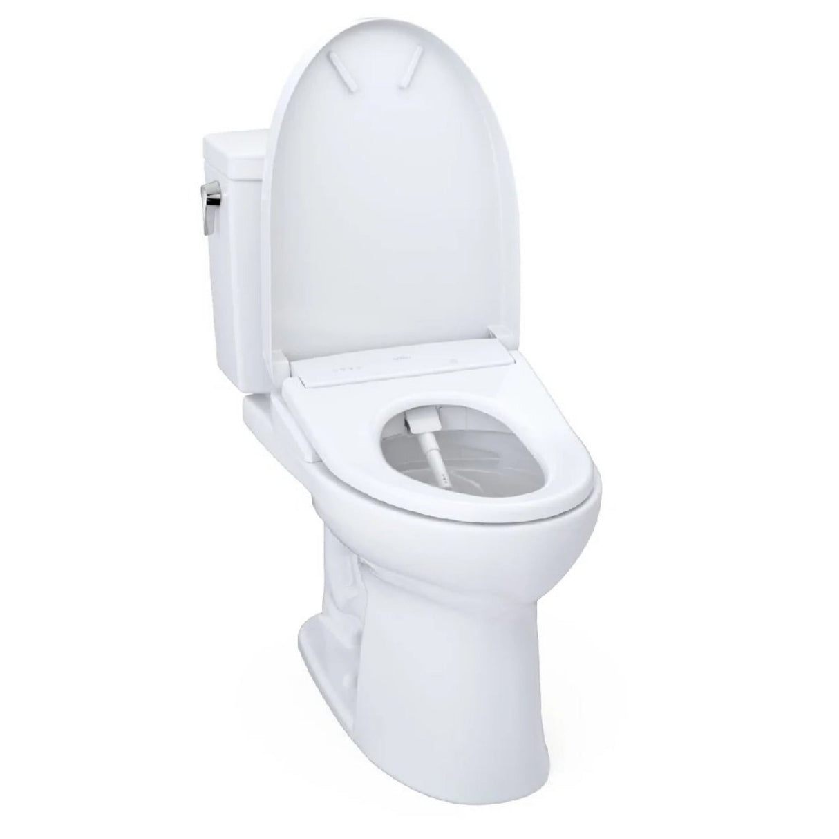 [MW4544726CUFG#01] TOTO Drake II 1 GPF Elongated Chair Height Toilet With Washlet S7A Bidet Seat (SAK53152)