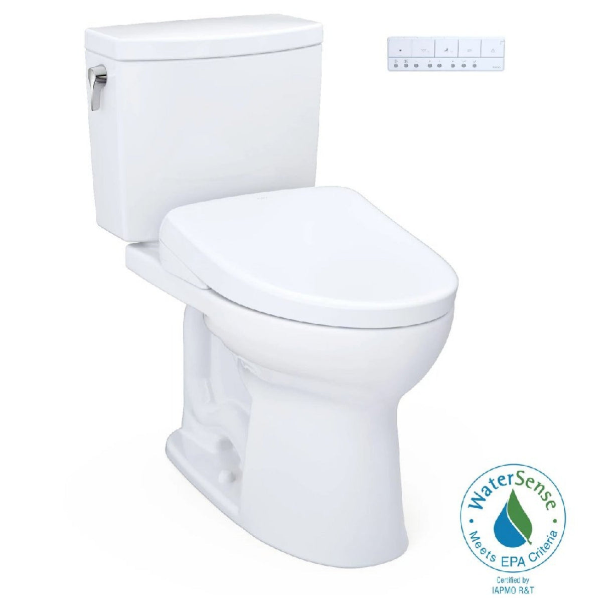 [MW4544726CUFG#01] TOTO Drake II 1 GPF Elongated Chair Height Toilet With Washlet S7A Bidet Seat (SAK53152)