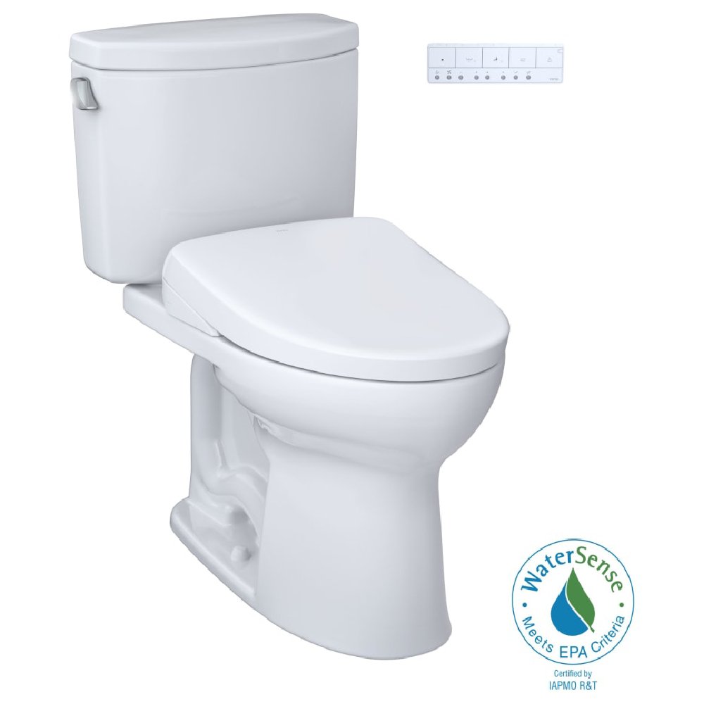 [MW4544736CEFG#01] TOTO Drake II 1.28 GPF Chair Height Toilet With S7A Tornado Flush And Night Light (SAK78957)