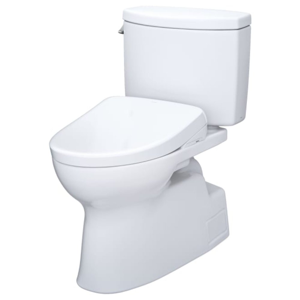 [MW4744726CEFG#01] TOTO Vespin II 1.28 GPF Chair Height Elongated Toilet With Washlet+ S7 Bidet Seat (SAK26135)