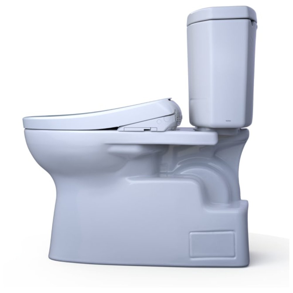 [MW4744726CEFG#01] TOTO Vespin II 1.28 GPF Chair Height Elongated Toilet With Washlet+ S7 Bidet Seat (SAK26135)