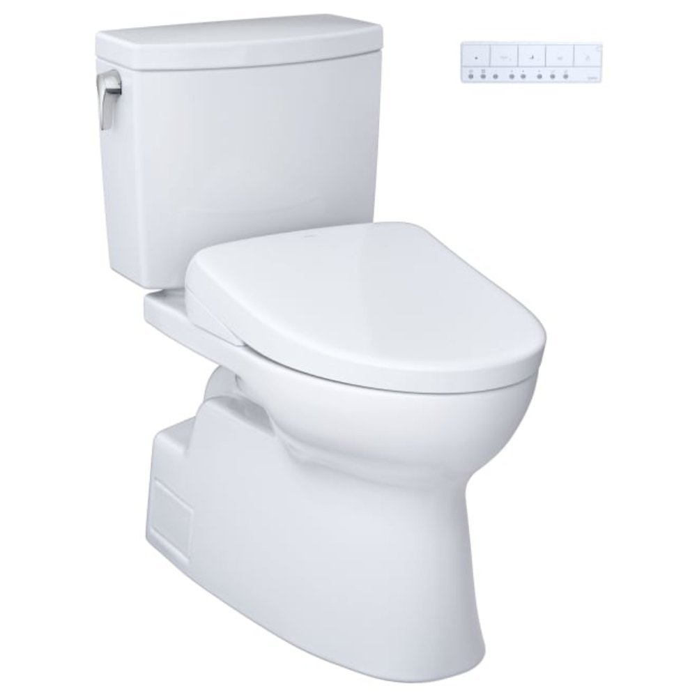 [MW4744736CUFG#01] TOTO Vespin II 1 GPF Elongated Chair Height Toilet With Washlet S7A Auto Open Bidet Seat (SAK56135)