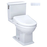 [MW4944724CEMFG#01] TOTO Connelly 0.9 GPF and 1.28 GPF Dual Flush Elongated Cefiontect Toilet With Washlet S7 Bidet Seat (SAK43705)