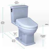 [MW4944724CEMFG#01] TOTO Connelly 0.9 GPF and 1.28 GPF Dual Flush Elongated Cefiontect Toilet With Washlet S7 Bidet Seat (SAK43705)