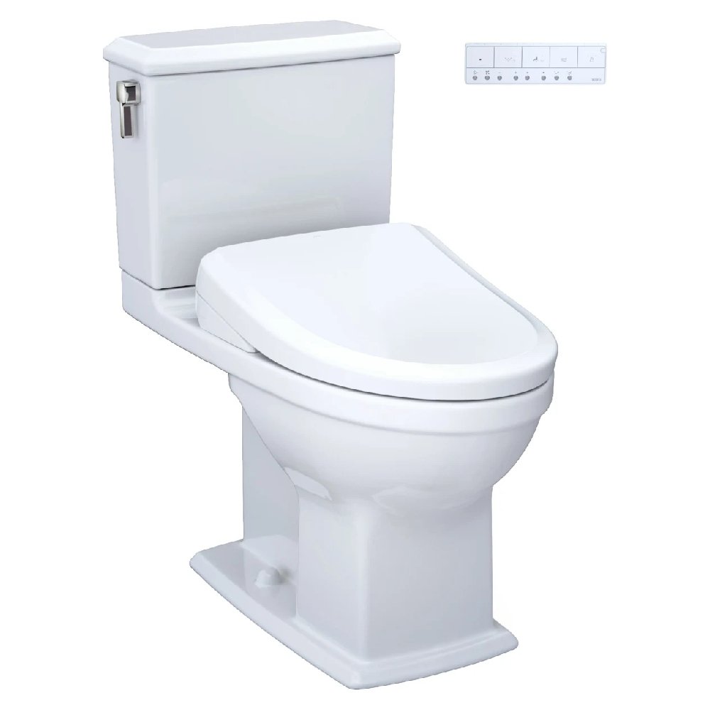 [MW4944734CEMFG#01] TOTO Connelly 1.28 GPF And 0.9 GPF Elongated Toilet With S7A Auto Open Bidet Seat (SAK24169)