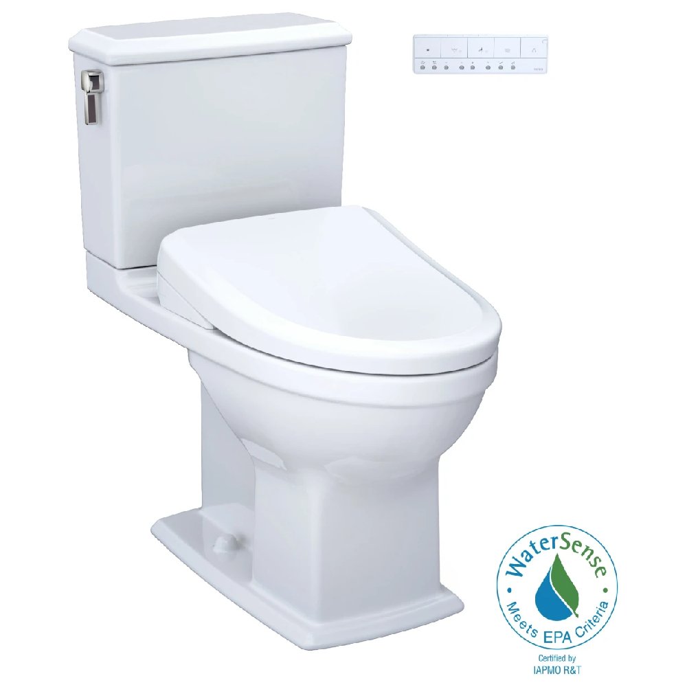 [MW4944734CEMFG#01] TOTO Connelly 1.28 GPF And 0.9 GPF Elongated Toilet With S7A Auto Open Bidet Seat (SAK24169)