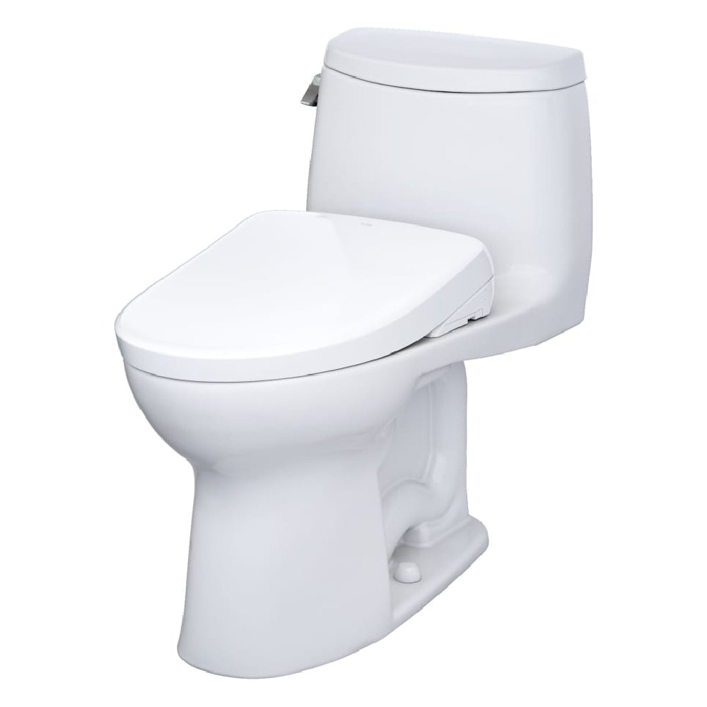 [MW6044726CEFG#01] TOTO Ultramax II 1.28 GPF One Piece Elongated Chair Height With Washlet S7 Bidet Seat Soft Close (SAK15913)