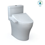 [MW6463074CEMFGN#01] TOTO Aquia IV 1.28 GPF And 0.9 GPF Dual Flush Elongated Chair Height Toilet With C2 Bidet Seat (SAK90875)