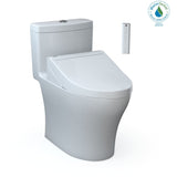 [MW6463084CEMFGN#01] TOTO Aquia IV Washlet Elongated Chair Height Bidet Toilet Seat With Button Flush (SAK42509)