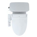 [MW7763074CEFG#01] TOTO Drake Washlet C2 And 1.28 GPF Left Hand Lever With Elongated Universal Height Bidet Toilet (SAK01352)