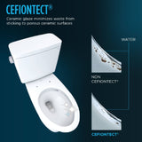 [MW7763074CEFG.10#01] TOTO Drake 1.28 GPF With Washlet C2 Elongated Bidet Toilet And 10" Rough In (SAK73915)